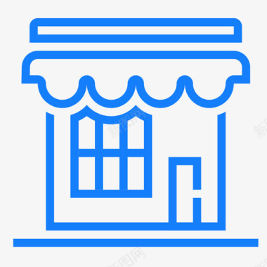 应用程序商店的标志旅游城市建筑city商店store图标