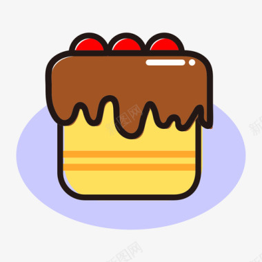 蛋糕矢量蛋糕图标