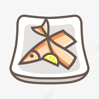 秋刀鱼图标