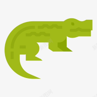 动物恐龙鳄鱼动物园29平坦图标