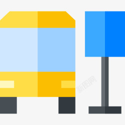 56号公交车公交车站公共交通18号平层高清图片