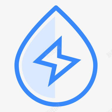 免抠素材icon水电煤图标