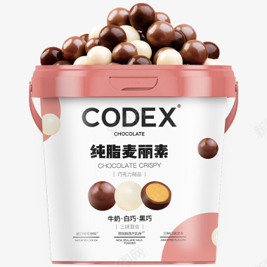 CODEX库德士纯脂麦丽素可可脂黑白牛奶巧克力豆5图标