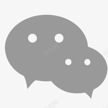 微信qq微信图标