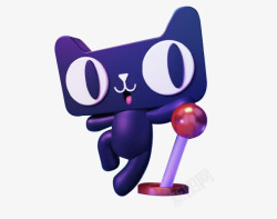 双十一双11天猫猫头Q版卡通品牌IP形象吉祥物淘公素材