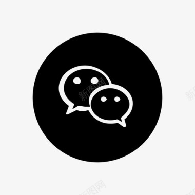 微信qq微信图标