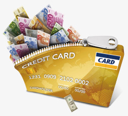 创意信用卡银行卡素材