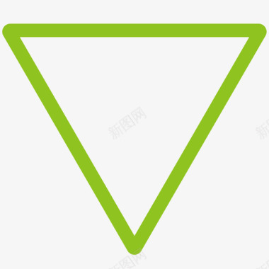 三角碎片背景下拉三角图标