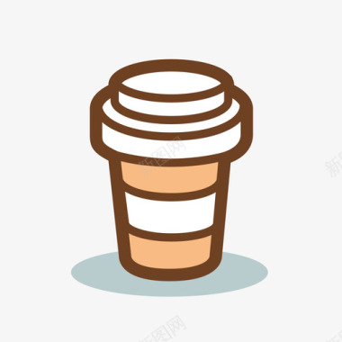 可爱咖啡杯咖啡杯图标