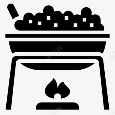 煤气煤气炉药房70字形图标