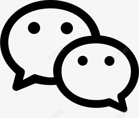 微信qq微信图标