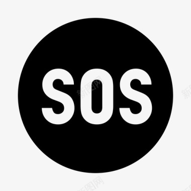 北极熊求救手动求救报警图标