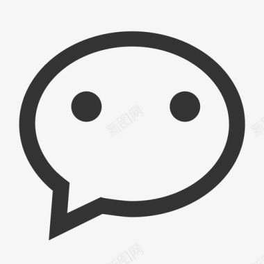 微信qq微信图标