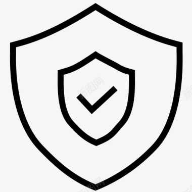 立体化图标立体化企业级安全防护图标