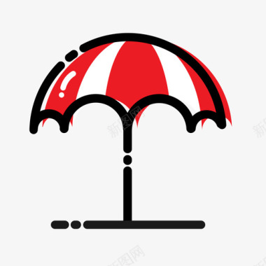 遮阳伞遮阳伞图标