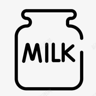 牛乳制品图标