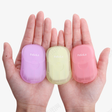 FaSoLa随身盒装香皂纸学生一次性旅行洗手便携式图标