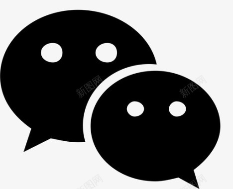 微信qq微信图标