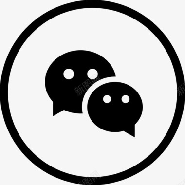 微信qq微信登录图标