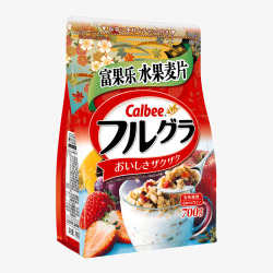 卡乐Calbee卡乐比水果麦片700g进口早餐即食燕麦高清图片