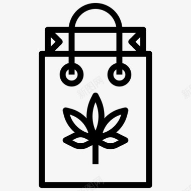 干果包装袋采购产品大麻包装大麻包装袋子图标