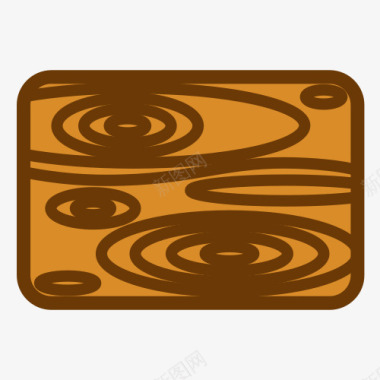 木材木头木块图标图标