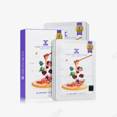 JAYJUN捷俊紫莓蜂蜜面膜25ml5片韩国补水保图标
