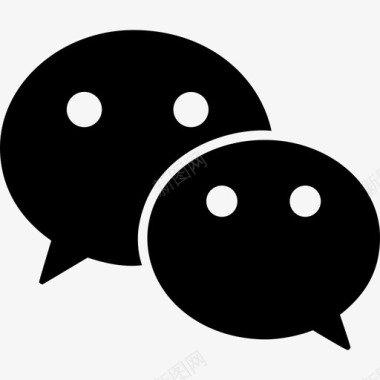 微信qq微信图标