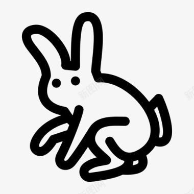 爬行动物兔子爬行动物兔子图标