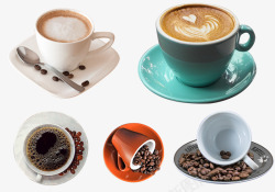 咖啡浓缩咖啡杯容器喝咖啡因发热的摩卡茶托咖啡杯阿拉素材