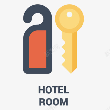 房间的信号酒店房间图标