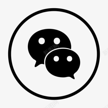 微信qq微信登录图标