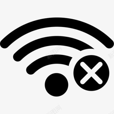 WiFi信号WiFi断网图标