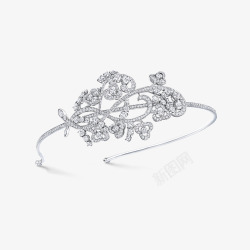 花卉造型发饰钻石格拉夫探索格拉夫婚嫁珠宝系列的钻石素材