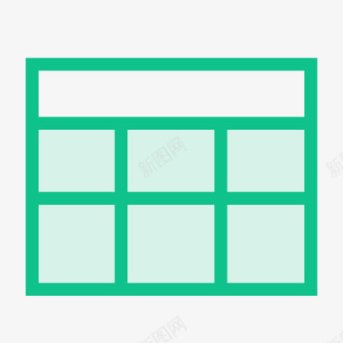 节日绿表单组件表格绿图标