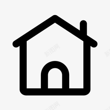 简约房子房子图标