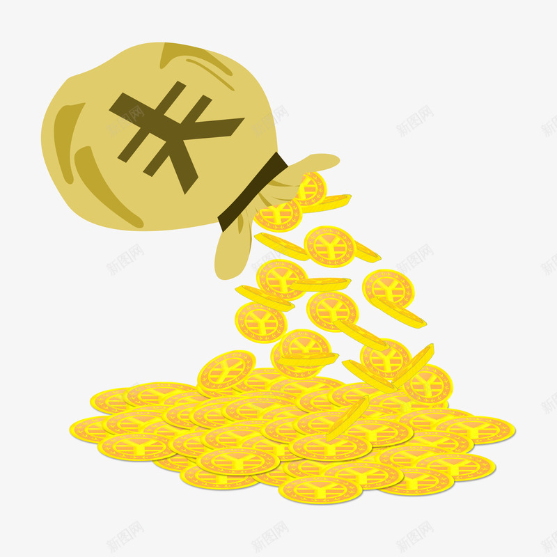 金币袋子风格设计金钱商务办公png免抠素材_88icon https://88icon.com 金币 袋子 风格 设计 金钱 商务办公