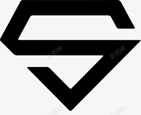 汽车logo汽车超人logo图标
