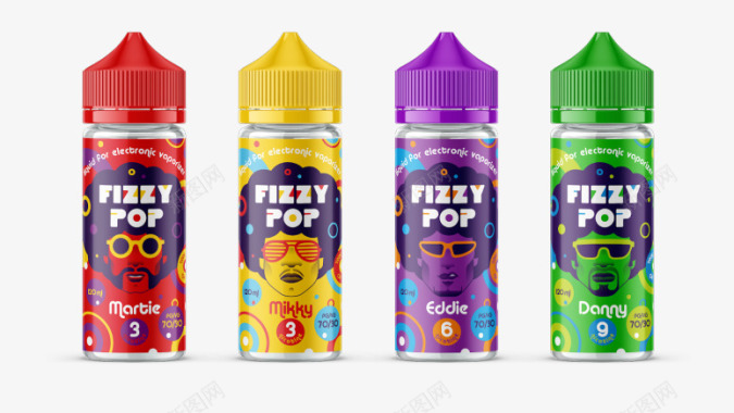 FizzyPop电子烟液包装图标