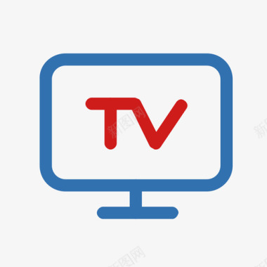 电视机TV图标