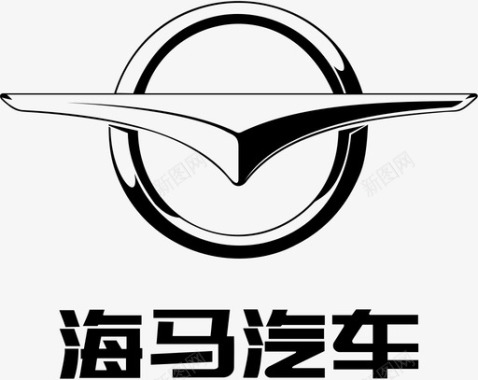 汽车logo默认图海马汽车灰色logo图标