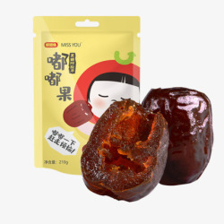 阿胶果好想你missyou嘟嘟果黑糖阿胶枣小包装无核袋装高清图片