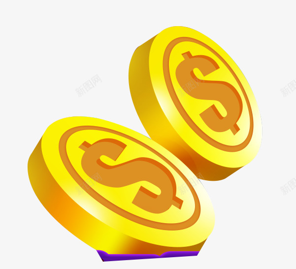 金币5png免抠素材_88icon https://88icon.com 金币