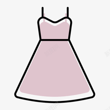 04吊带裙图标