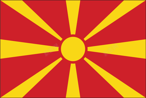 标志图标标贴macedonia马其顿图标