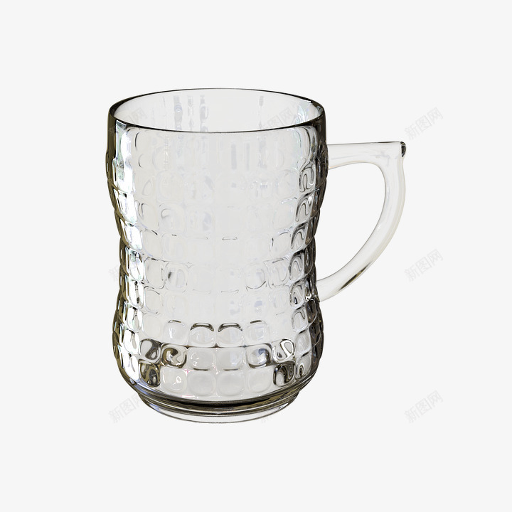啤酒杯透明玻璃的玻璃png免抠素材_88icon https://88icon.com 玻璃 啤酒杯 透明
