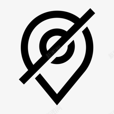 航行导航锁定关闭删除图标