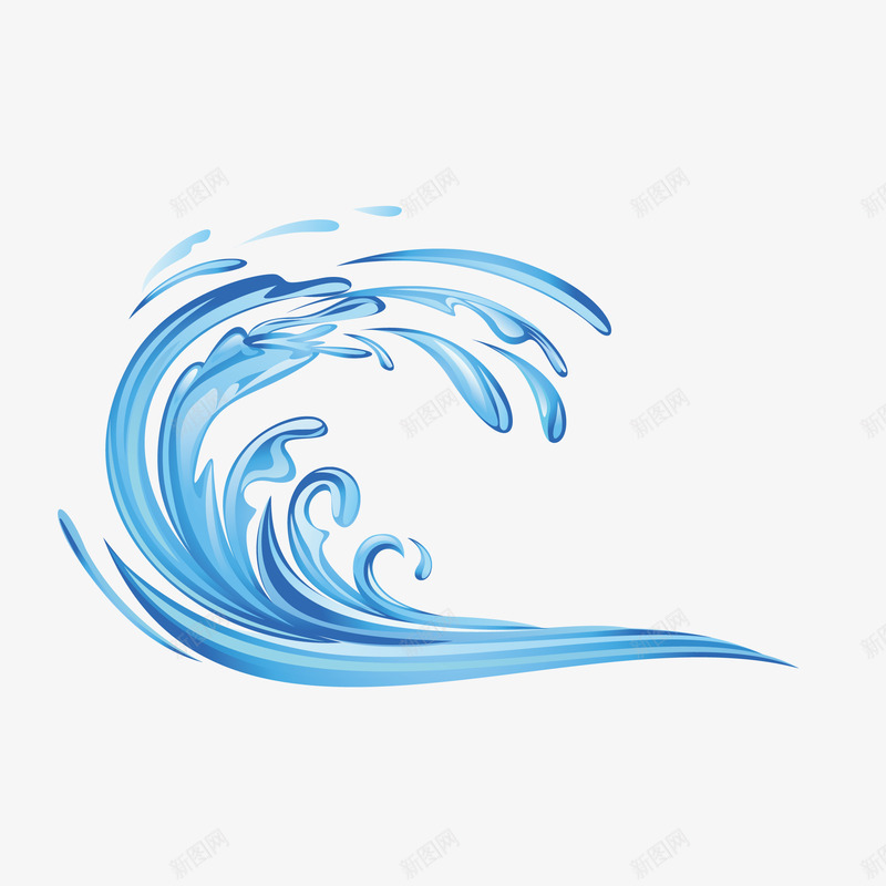 水波浪浪花png免抠素材_88icon https://88icon.com 水波 波浪 浪花