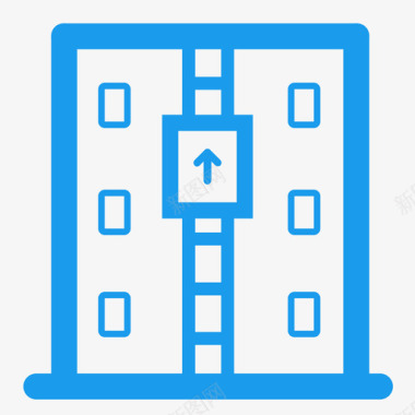 楼梯的标志观光电梯图标