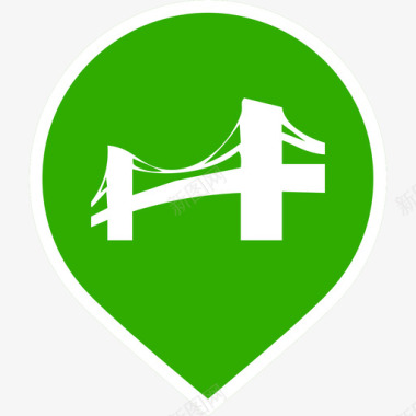 桥梁PNG图层icon桥梁监测点3图标